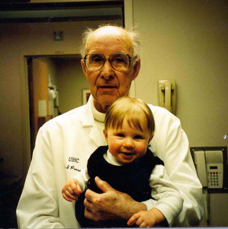 Kelly & Dr. Ponseti-Jan 2001